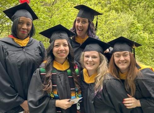 More than 1,100 students from New England College's on-campus and online undergraduate, graduate, and doctoral programs celebrated their accomplishments at the College’s Commencement ceremony Saturday, May 18, in Henniker.